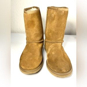 Koolaburra by UGG Chestnut Women's Koola Short Suede Boots (Flawed) Unknown Size
